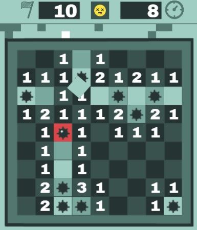 Minesweeper Gameplay Screenshot