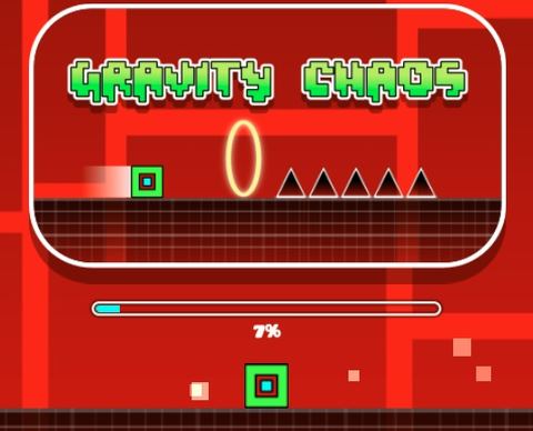 Geometry Dash Gravity Chaos Mode Screenshot