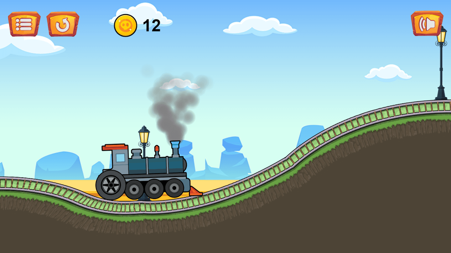 Play Train Racing 2D