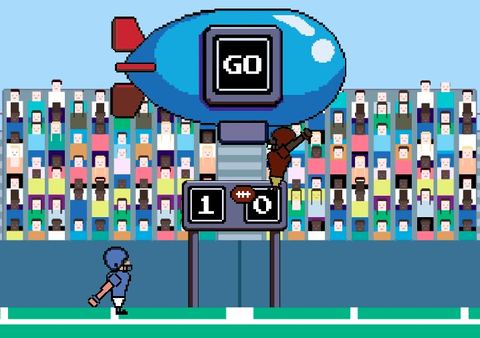 American Touchdown Unblocked Gameplay Screenshot
