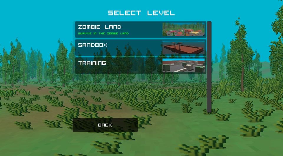 Pixel Survival Game Review Screenshot, Select Level