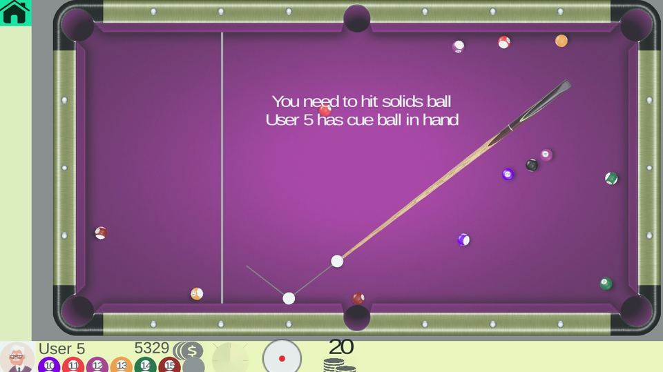 8 Ball Pool Billiard Gameplay Screenshot