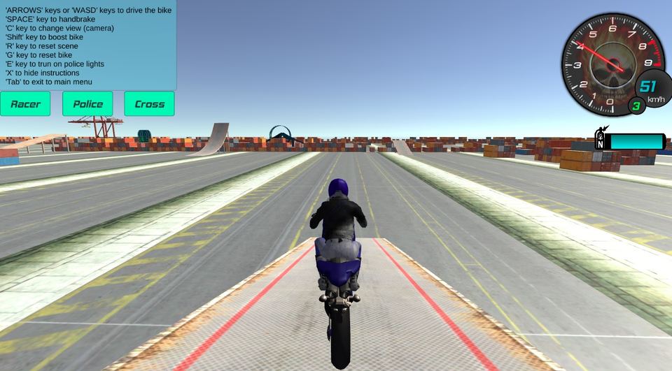 Motorbike Simulator Screenshot Gameplay