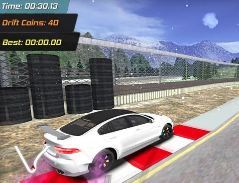 Sports Car Drift Gameplay Screenshot