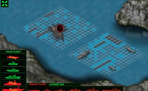 Battleship War Gameplay Screenshot