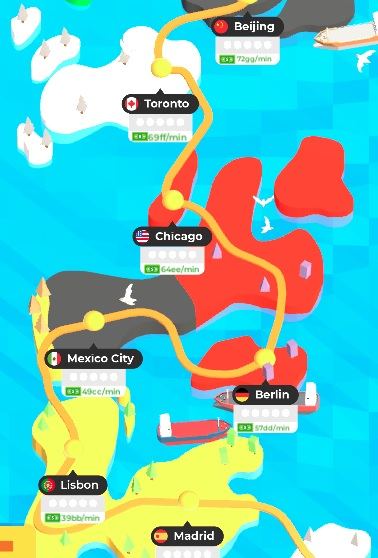 Subway Idle 3D Map Section Screenshot