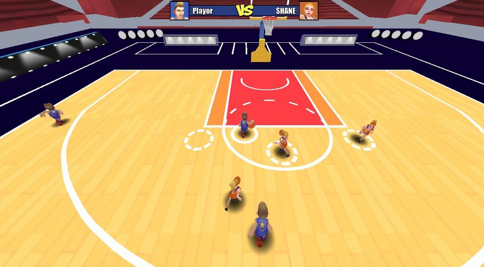 Basketball io Tutorial Gameplay Screenshot