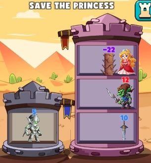 Hero Tower Gameplay Screenshot
