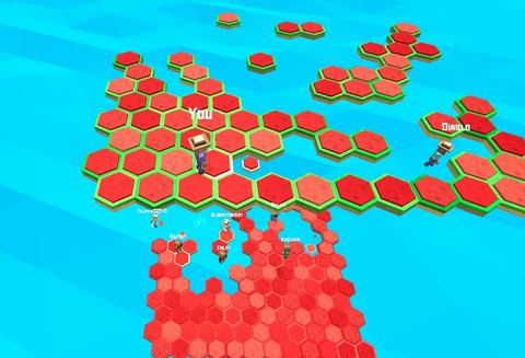 Dont Fall io Gameplay Screenshot