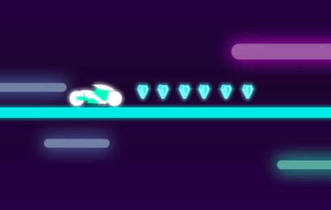 Neon Racer Gameplay Screenshot