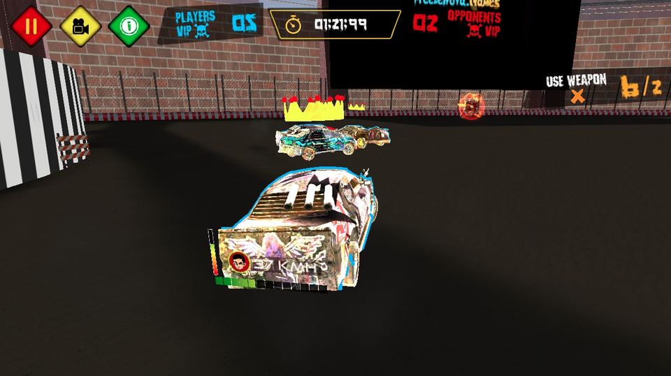 Demolition Derby Unblocked Screenshot, Challenge Mode
