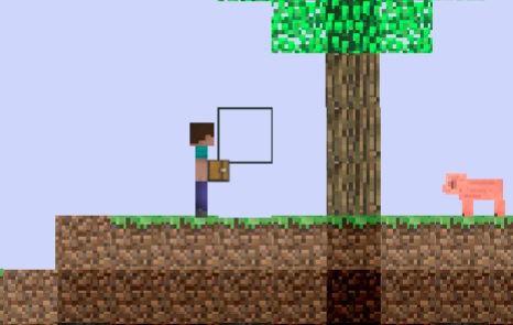 Paper Minecraft Scratch Gameplay Screenshot