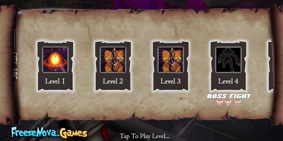Dark Ninja Hanjo Levels Screenshot