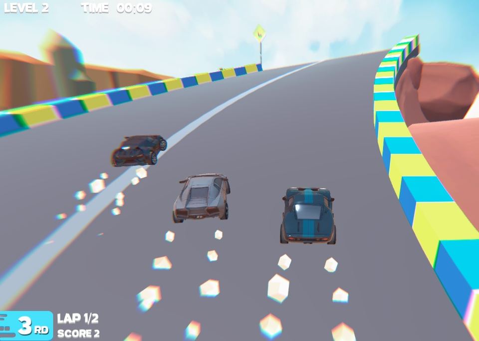 Super Mini Racing Unblocked Gameplay Screenshot