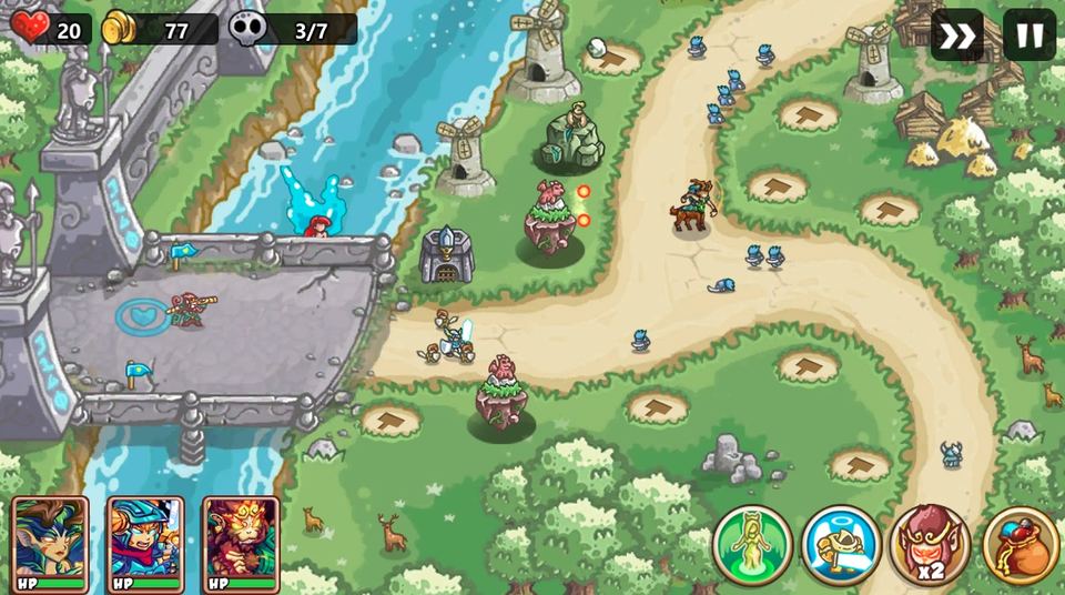 Hero Rush Tower Defense GamePlay Screenshot 