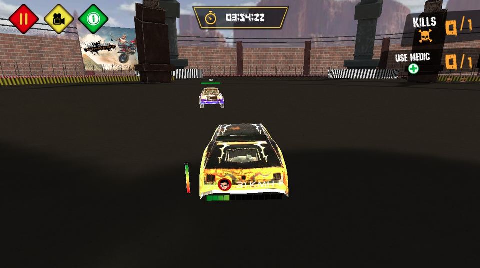 Demolition Derby Unblocked Screenshot, Career Mode