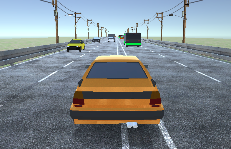 Highway Traffic Gameplay Screenshot