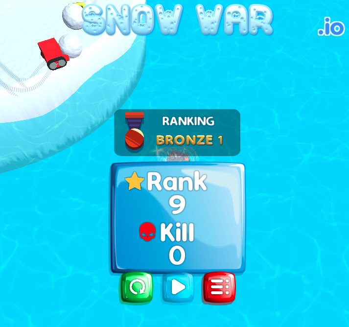 Snow War io Ranking Screenshot